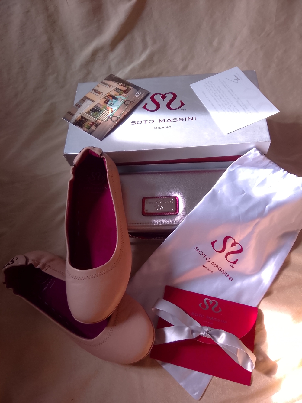 Terzettos By Soto Massini Women's Blush Pink Ballet Flats